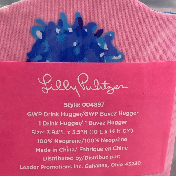 LILLY PULITZER DRINK HUGGER SET OF 2 NEW - Picture 4 of 6